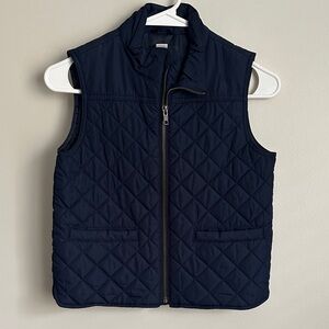 Crewcuts Boy 6-7 Navy Blue Quilted Vest